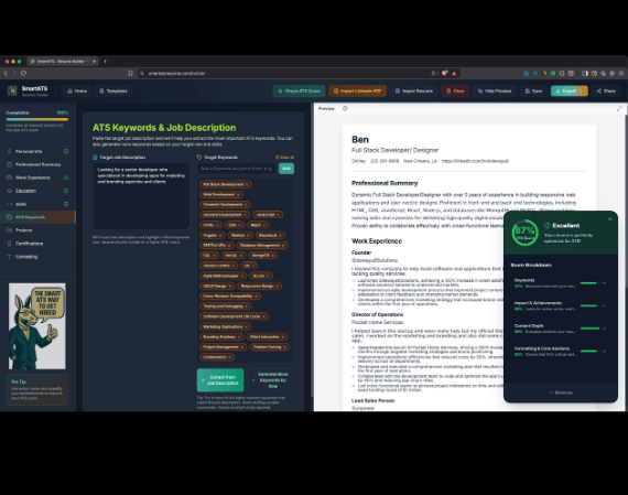 Smart ATS Resume image number 21