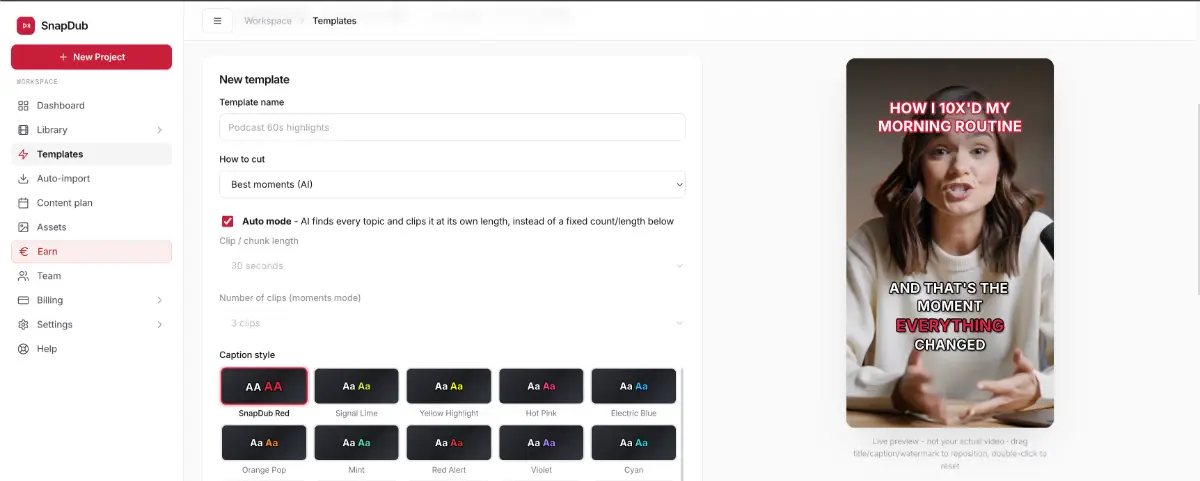 SnapDub screenshot 2