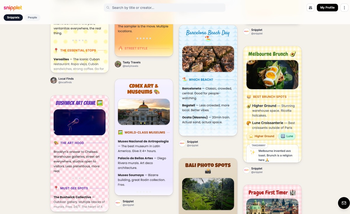 Snipplet screenshot 1