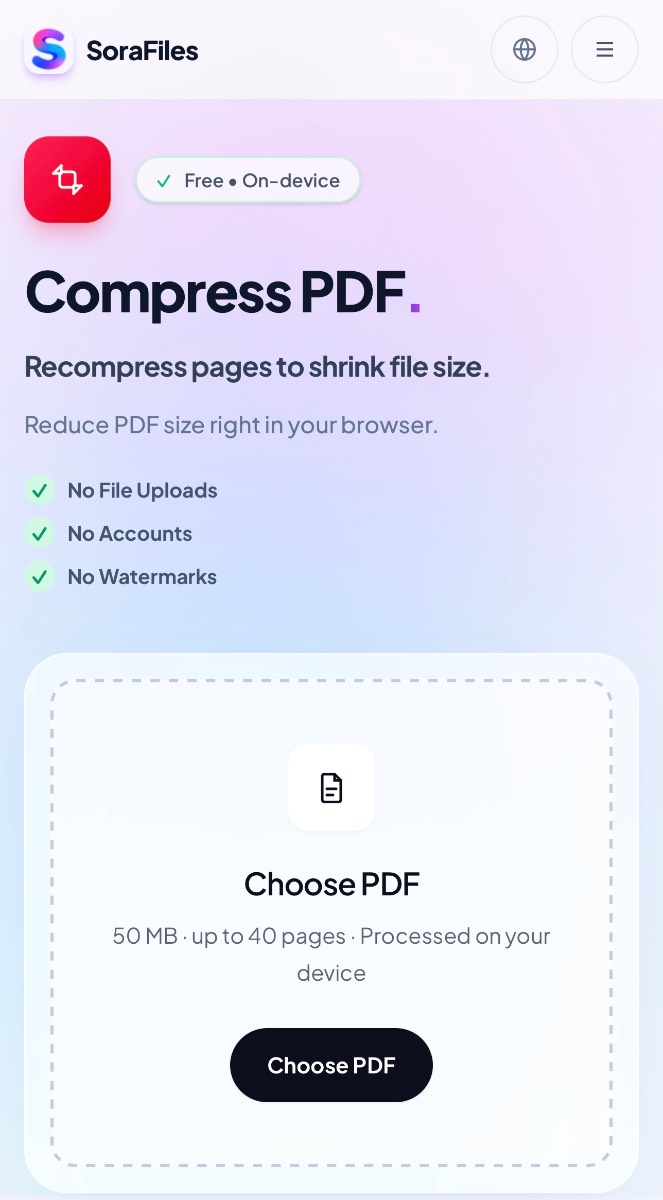 SoraFiles screenshot 1