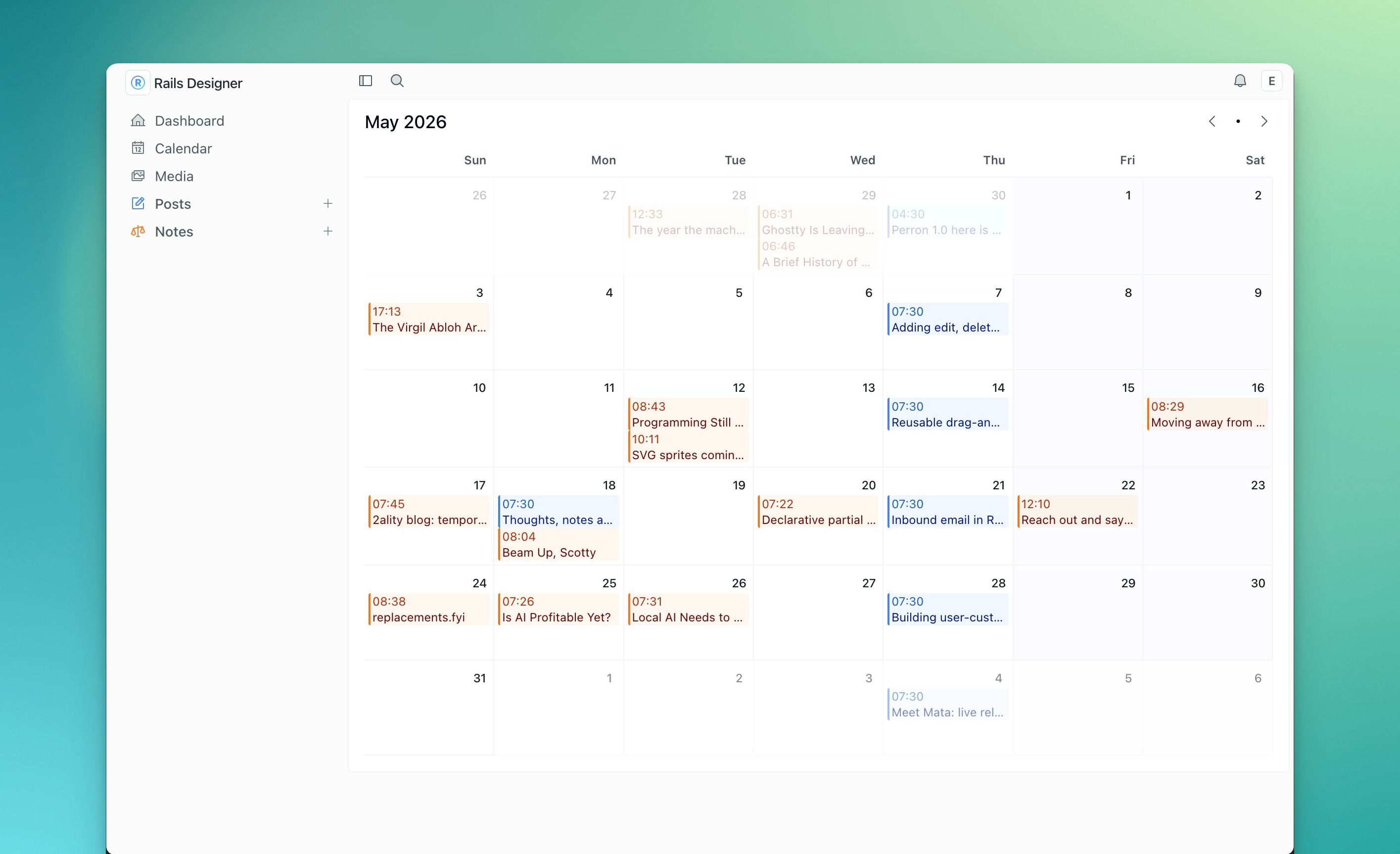 Spinal CMS screenshot 1