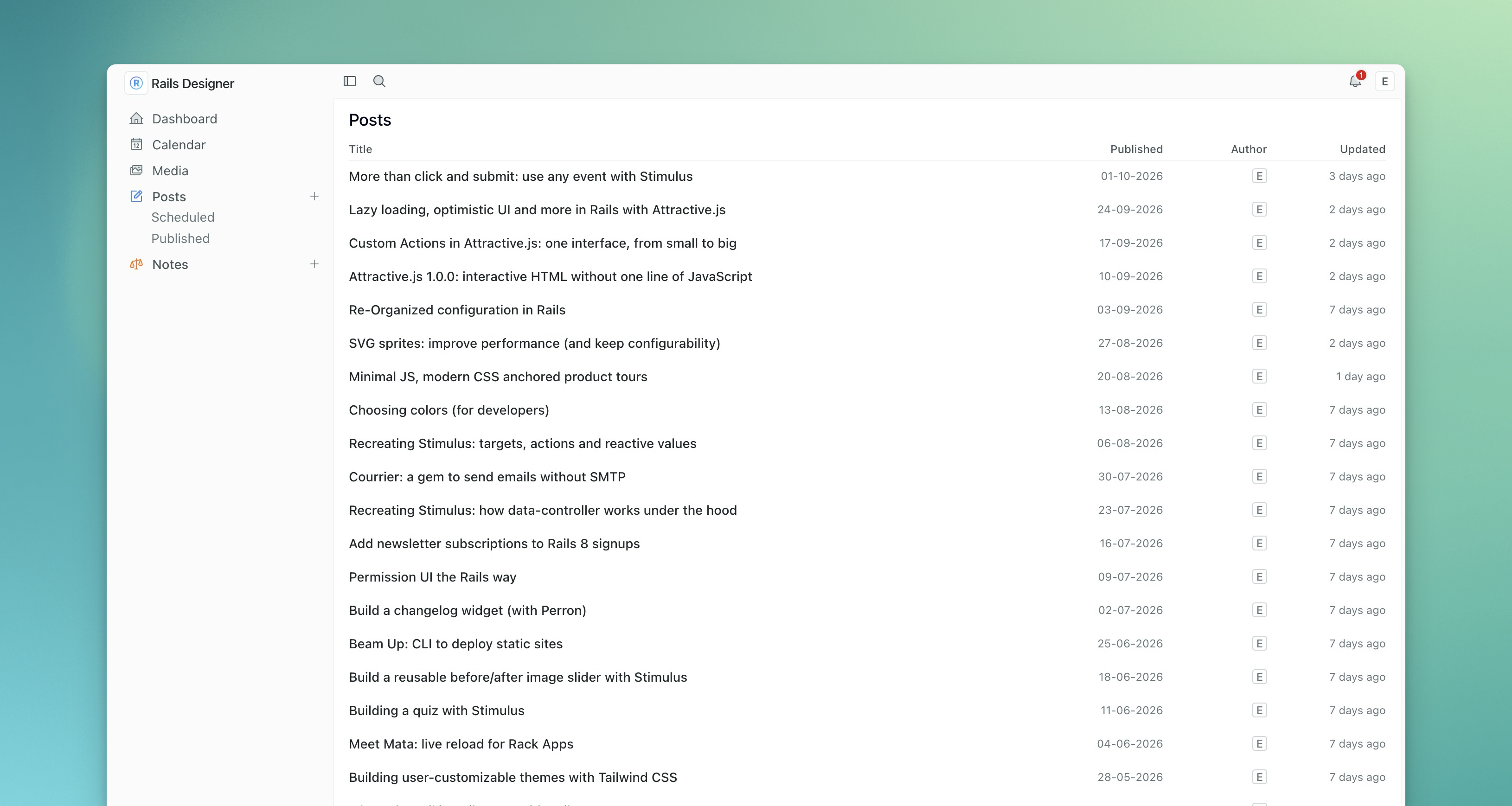 Spinal CMS screenshot 3