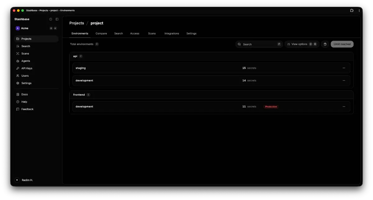Stashbase screenshot 1