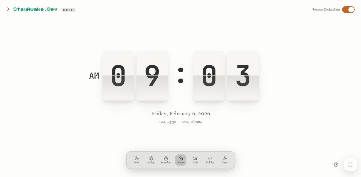 StayAwakeDev screenshot 1