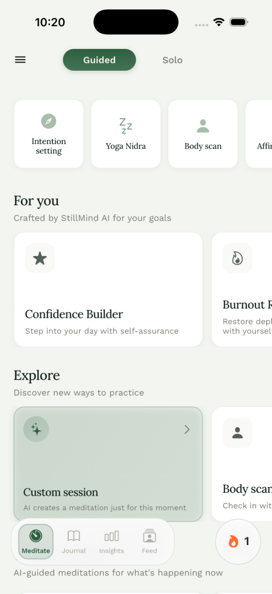 StillMind Meditation Journal image number 01