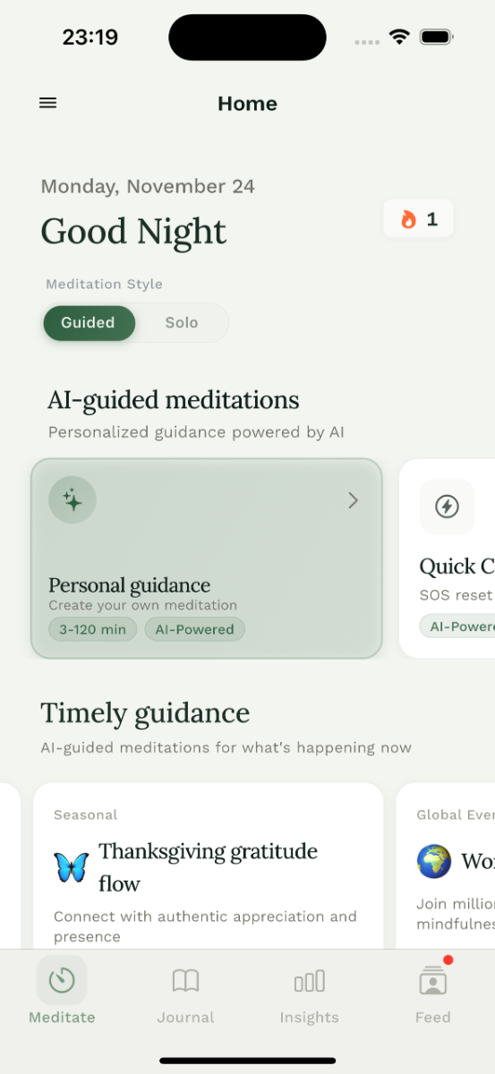 StillMind | AI Guided Meditations image number 01