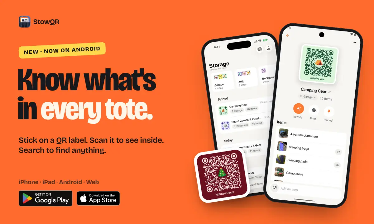 StowQR screenshot 2