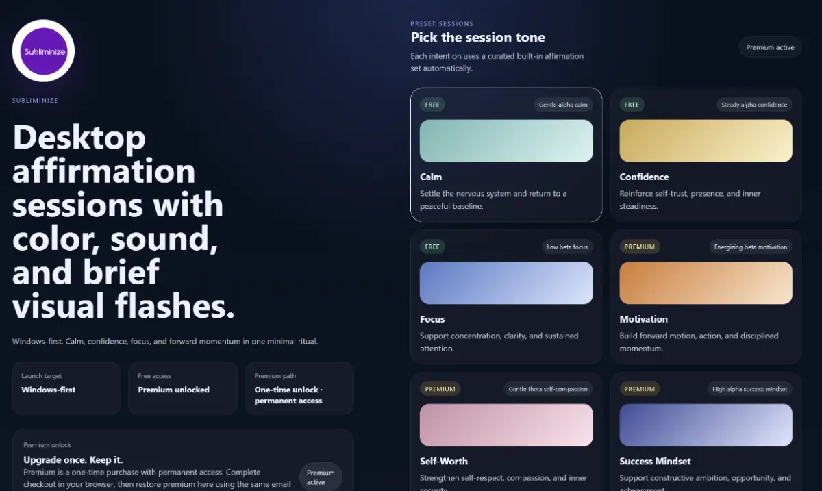 Subliminize screenshot 3