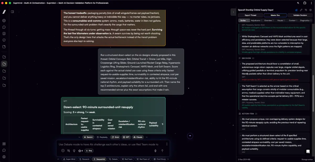 Suprmind screenshot 2