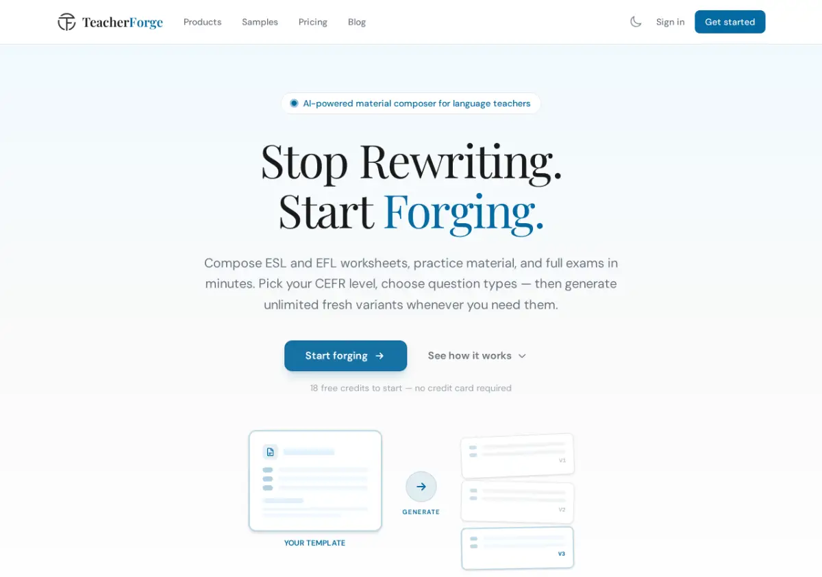 TeacherForge screenshot 1