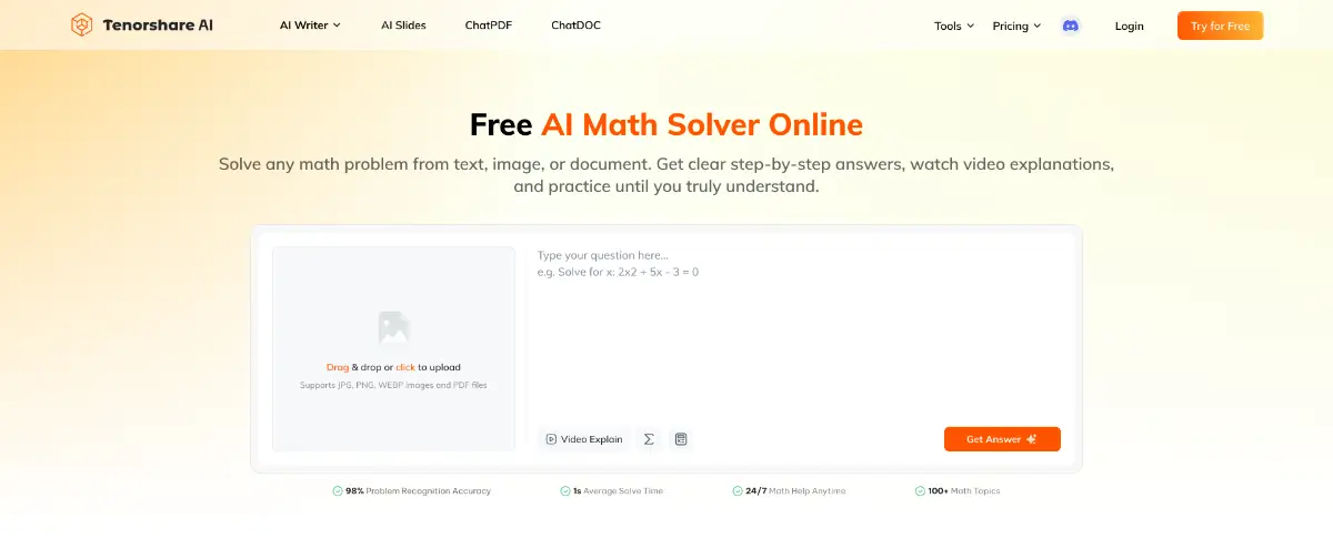 Tenorshare AI Math screenshot 2