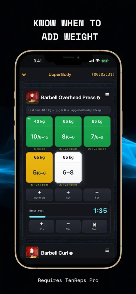 TenReps screenshot 2