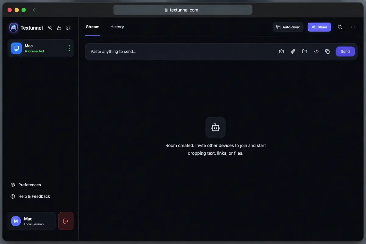 Textunnel screenshot 2