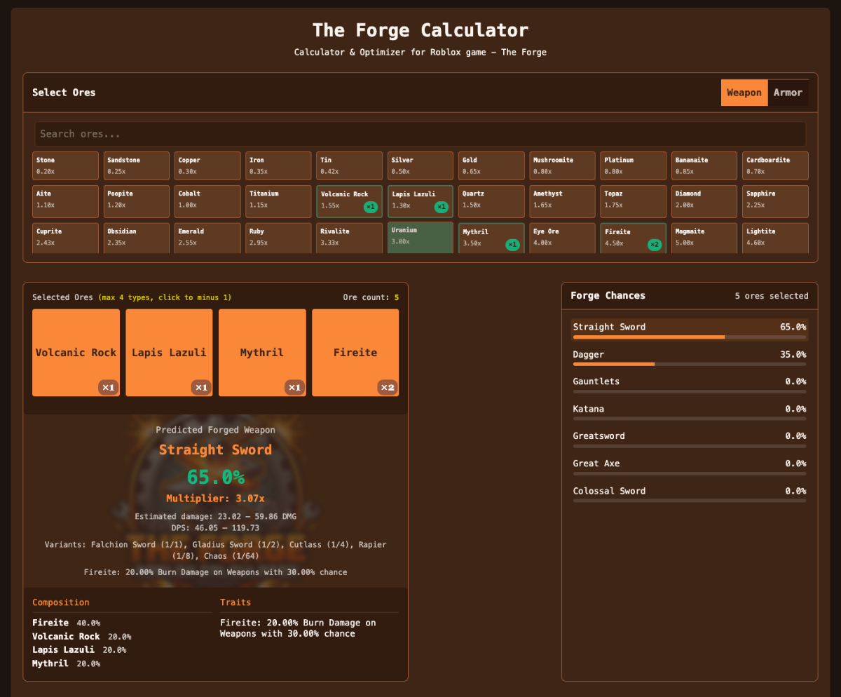 The Forge Calculator image number 11