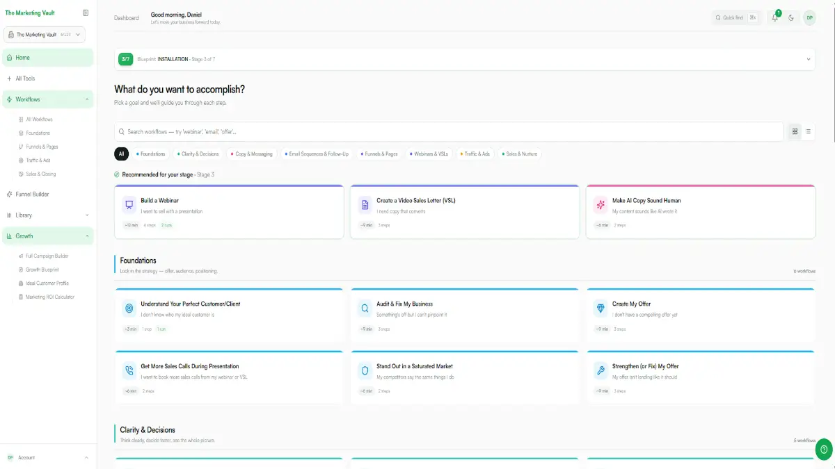 The Marketing Vault screenshot 1