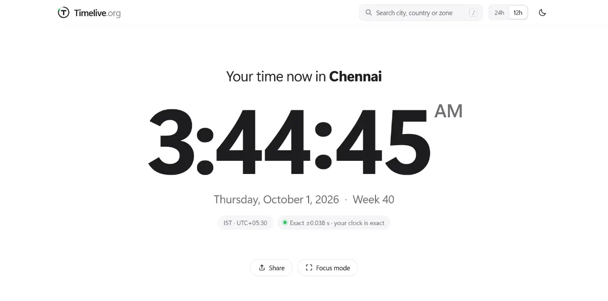 Timelive screenshot 2
