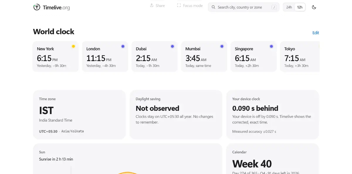 Timelive screenshot 3