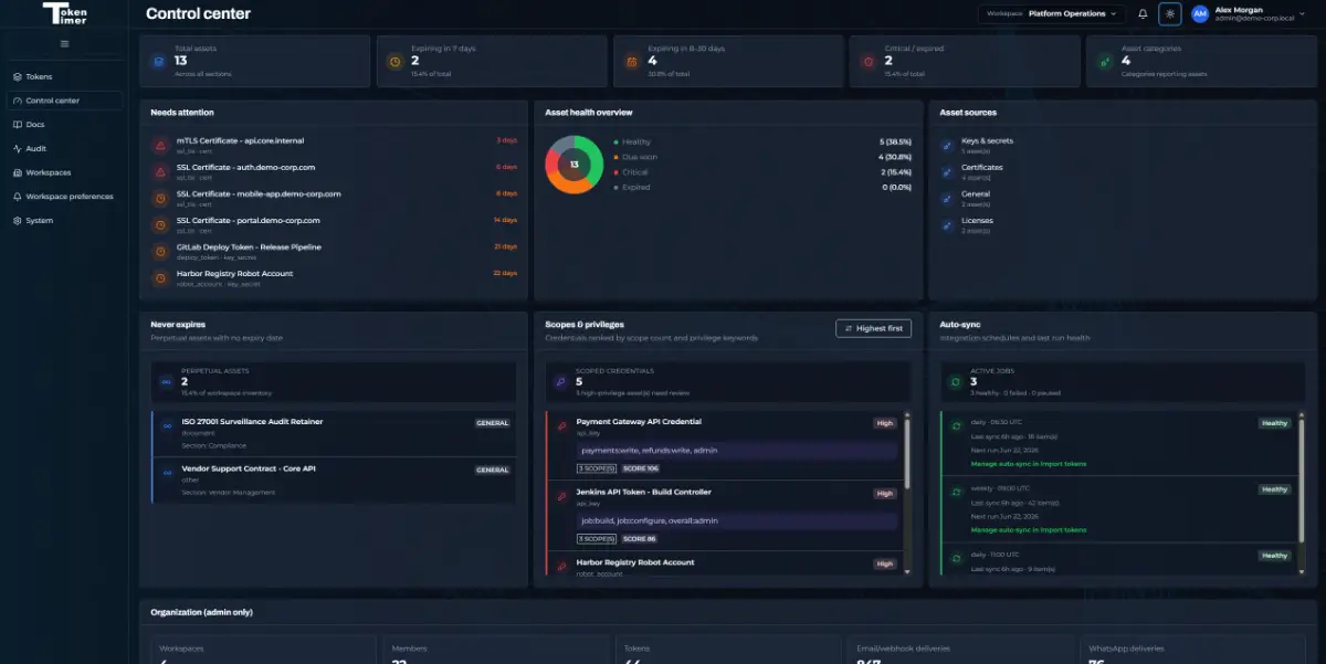 TokenTimer screenshot 2