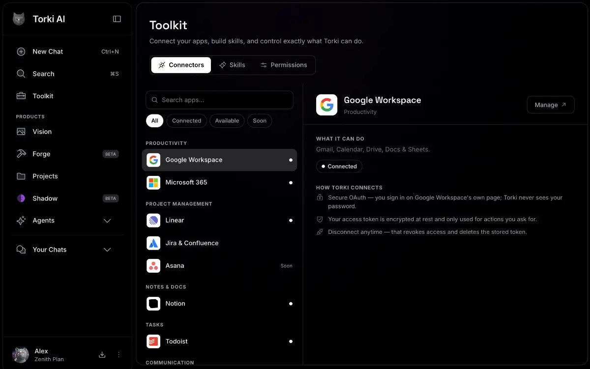Torki AI screenshot 2