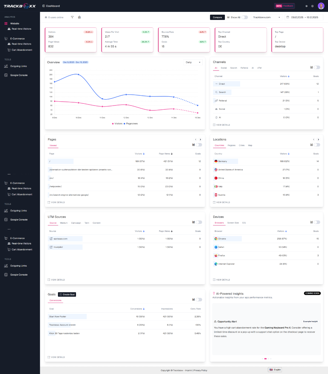 Trackboxx screenshot 3