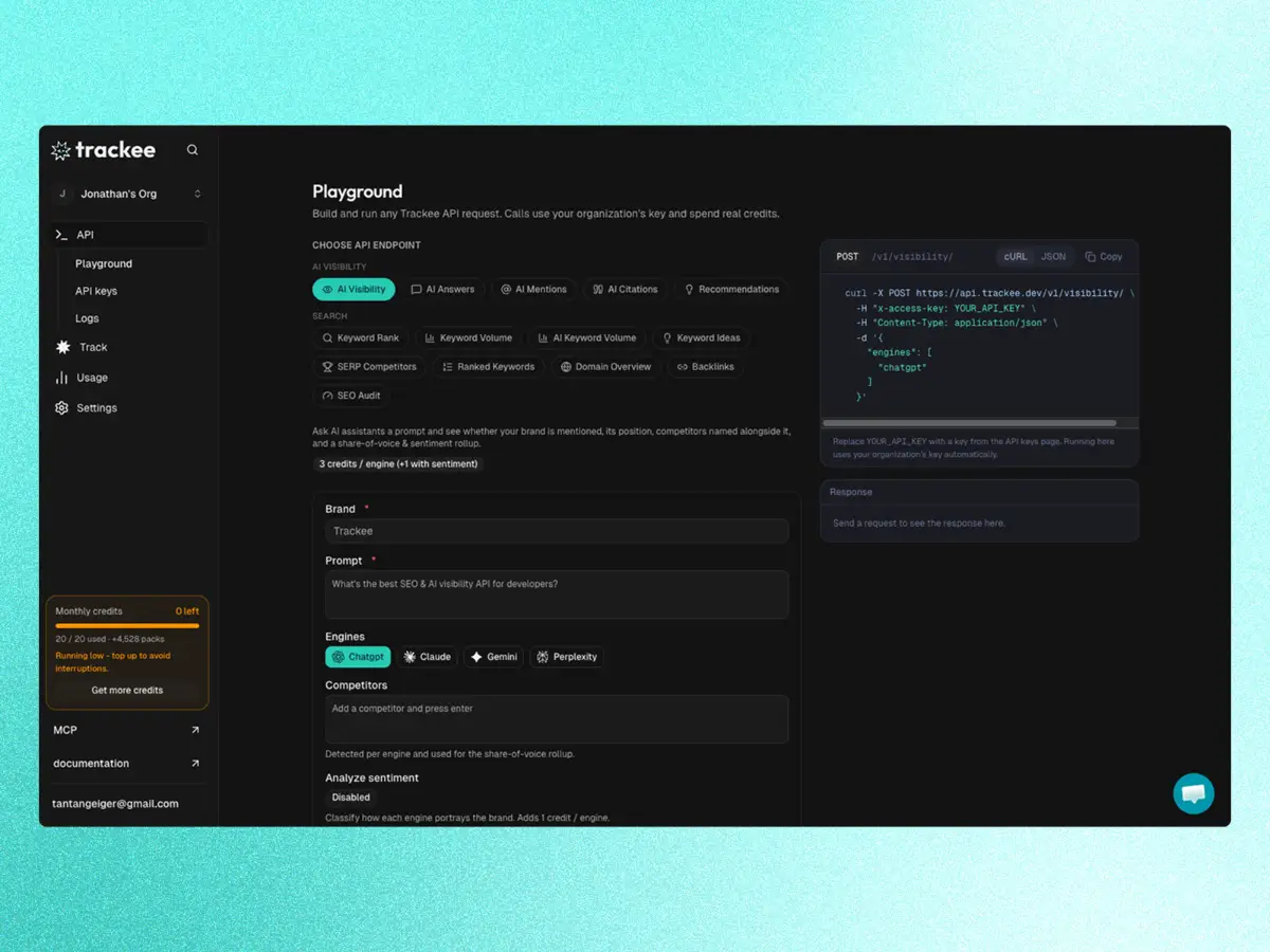 Trackee screenshot 2