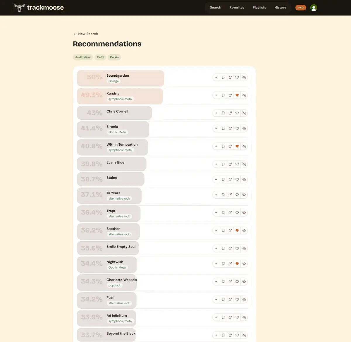 TrackMoose screenshot 2