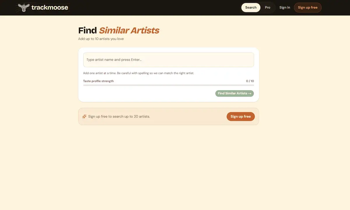 TrackMoose screenshot 1