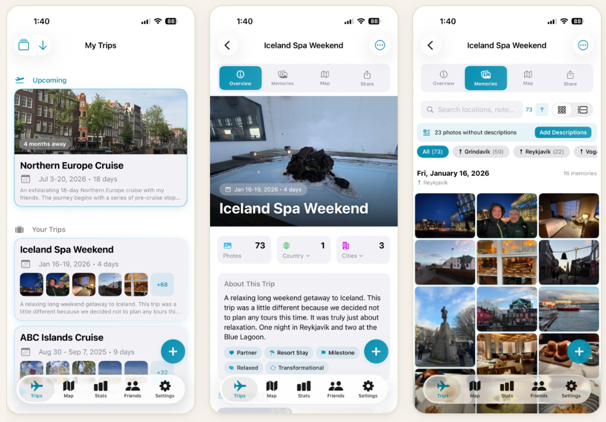 TripChronos screenshot 2