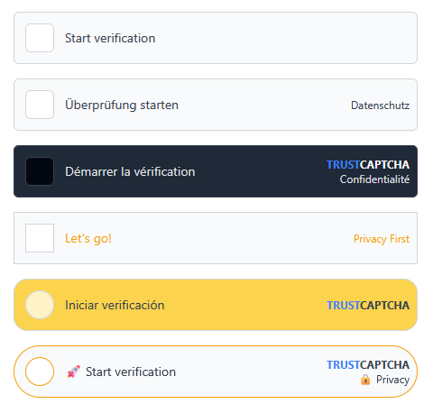 TrustCaptcha screenshot 1