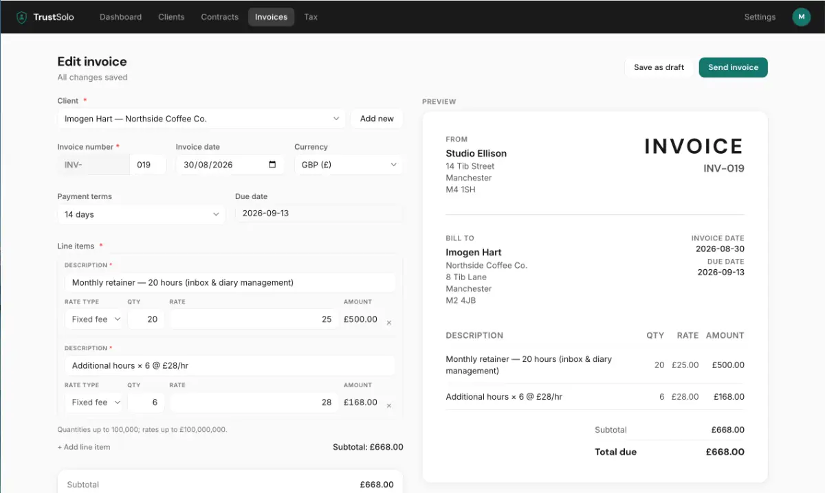 TrustSolo screenshot 1