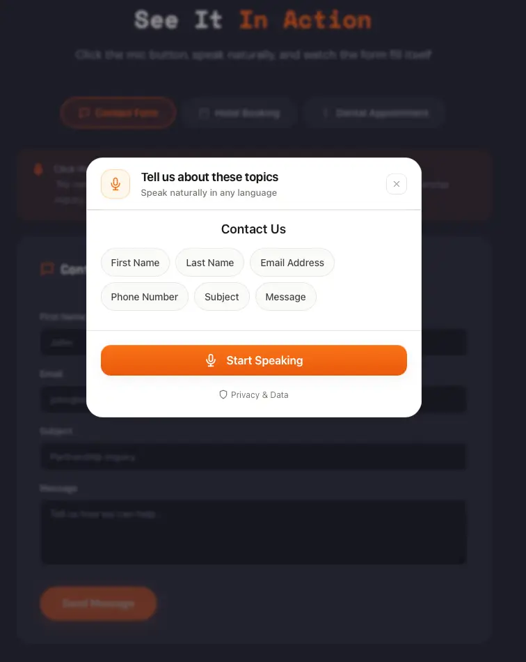 TypelessForm screenshot 2