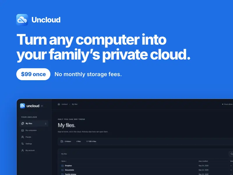 Uncloud screenshot 2