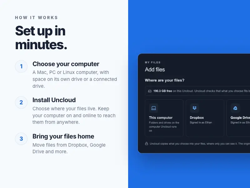 Uncloud screenshot 3