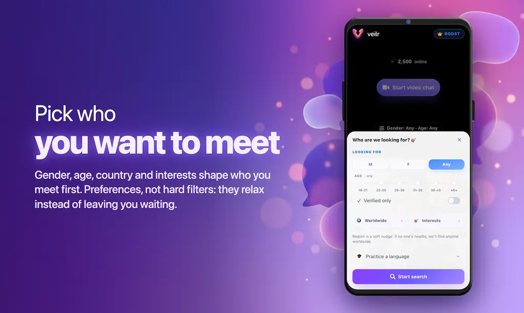 Veilr screenshot 2
