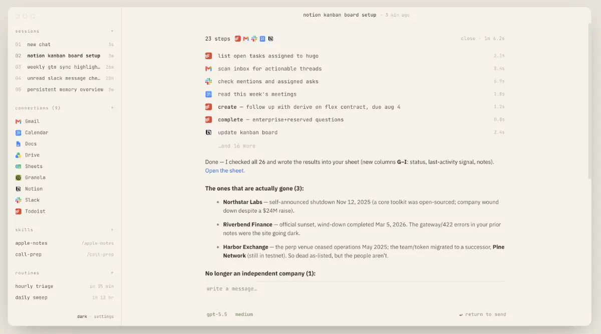 Verso screenshot 2