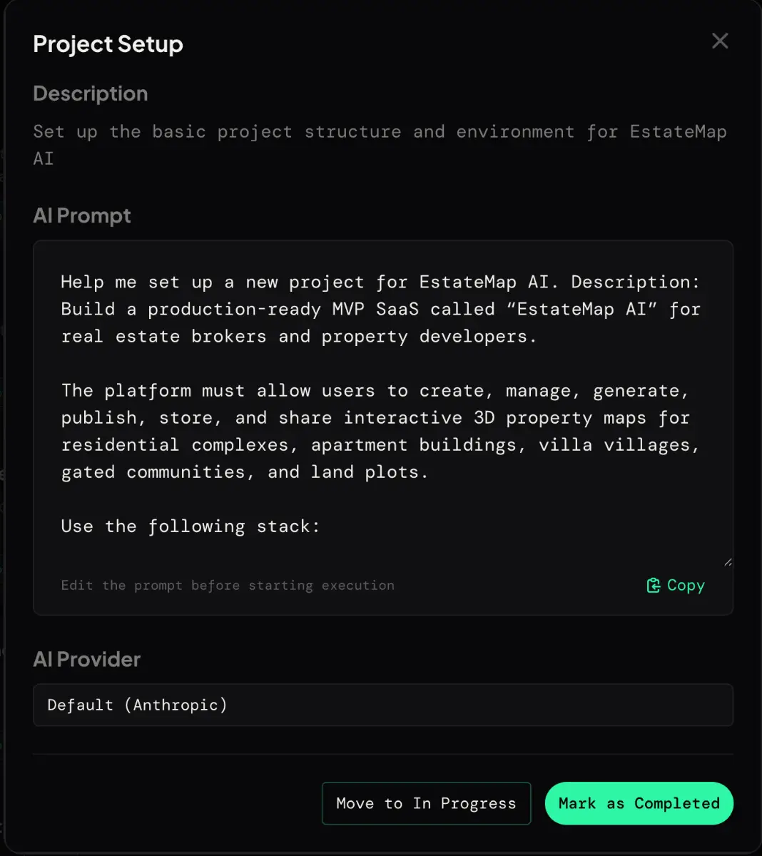 Vibe Code Planner screenshot 3