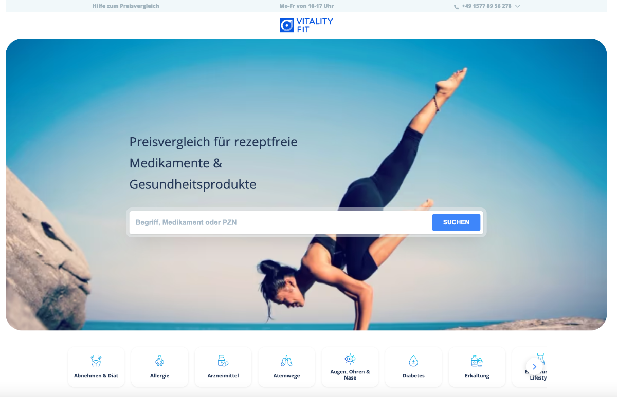 Vitalityfit screenshot 1
