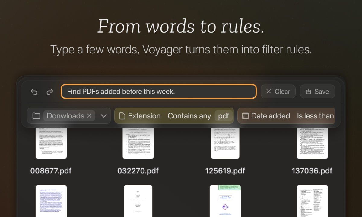Voyager screenshot 1