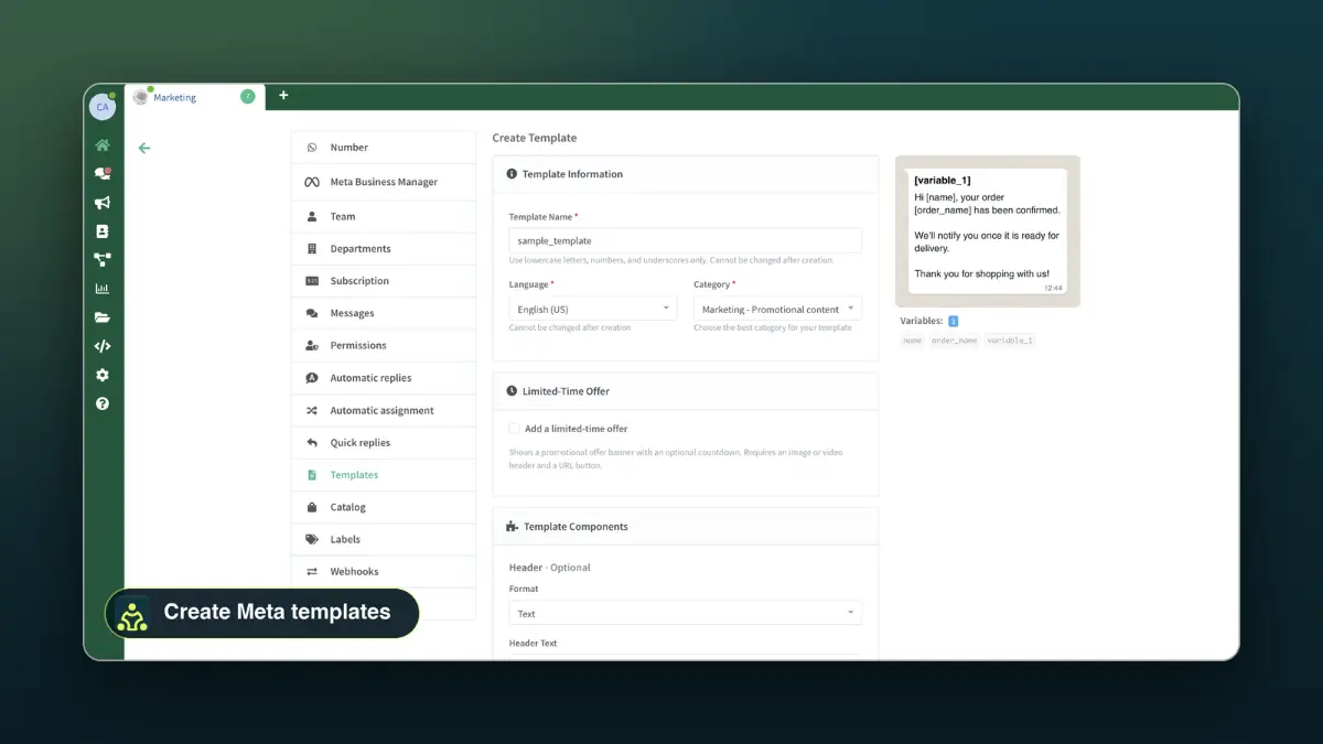 WhatsTeam screenshot 1