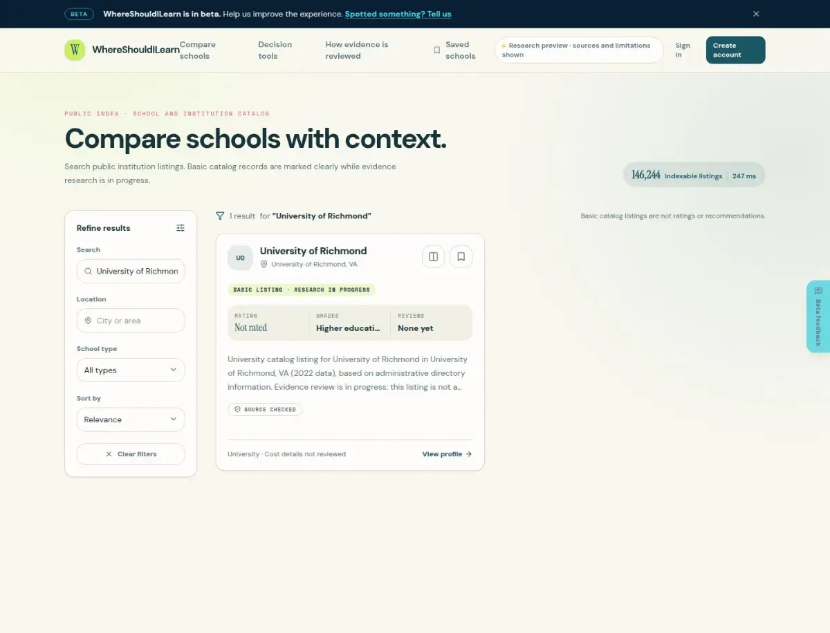 Where Should I Learn screenshot 3