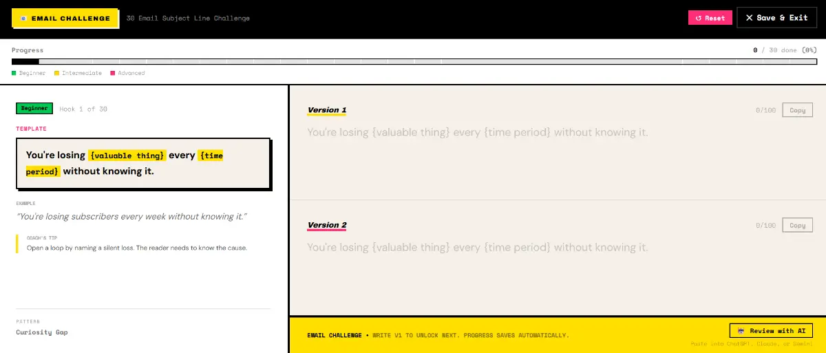 Writing Hooks screenshot 1