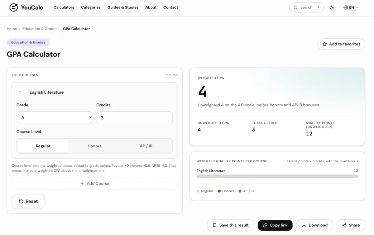 YouCalc Free calculators screenshot 2