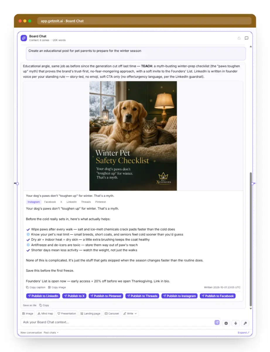Zolt AI screenshot 2