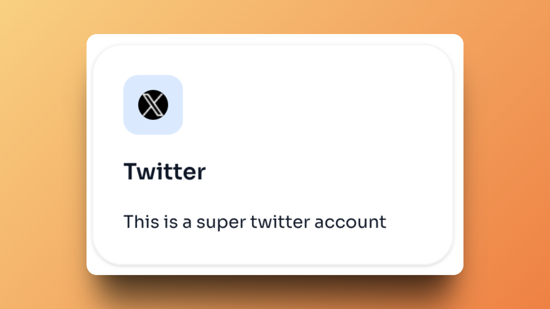 Example link card showing clean design and automatic favicon loading