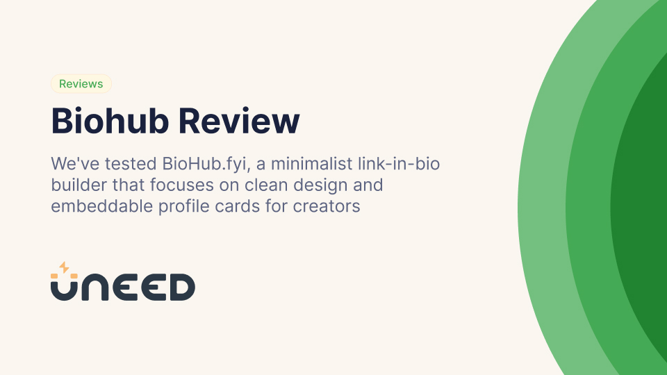 BioHub.fyi Review - The Minimalist Link-in-Bio Builder That Gets It Right in 2025
