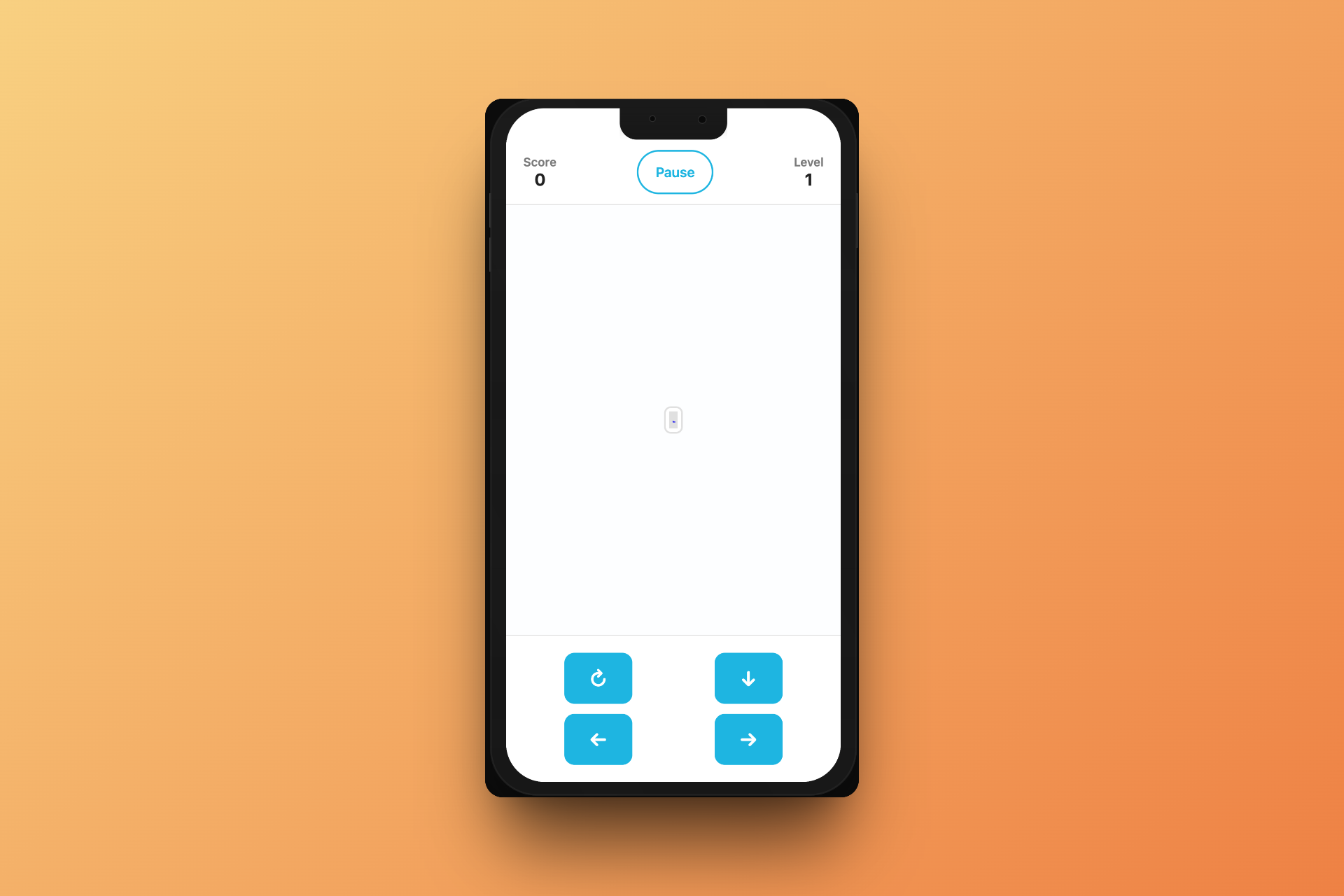 Tetris game working but with a sizing issue