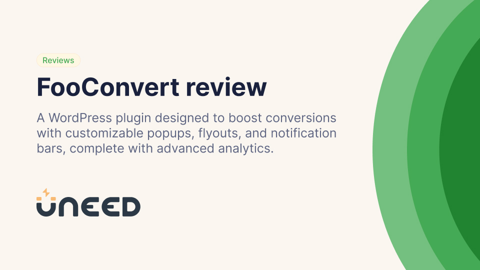 FooConvert Review - The WordPress Conversion Toolkit You Need in 2025