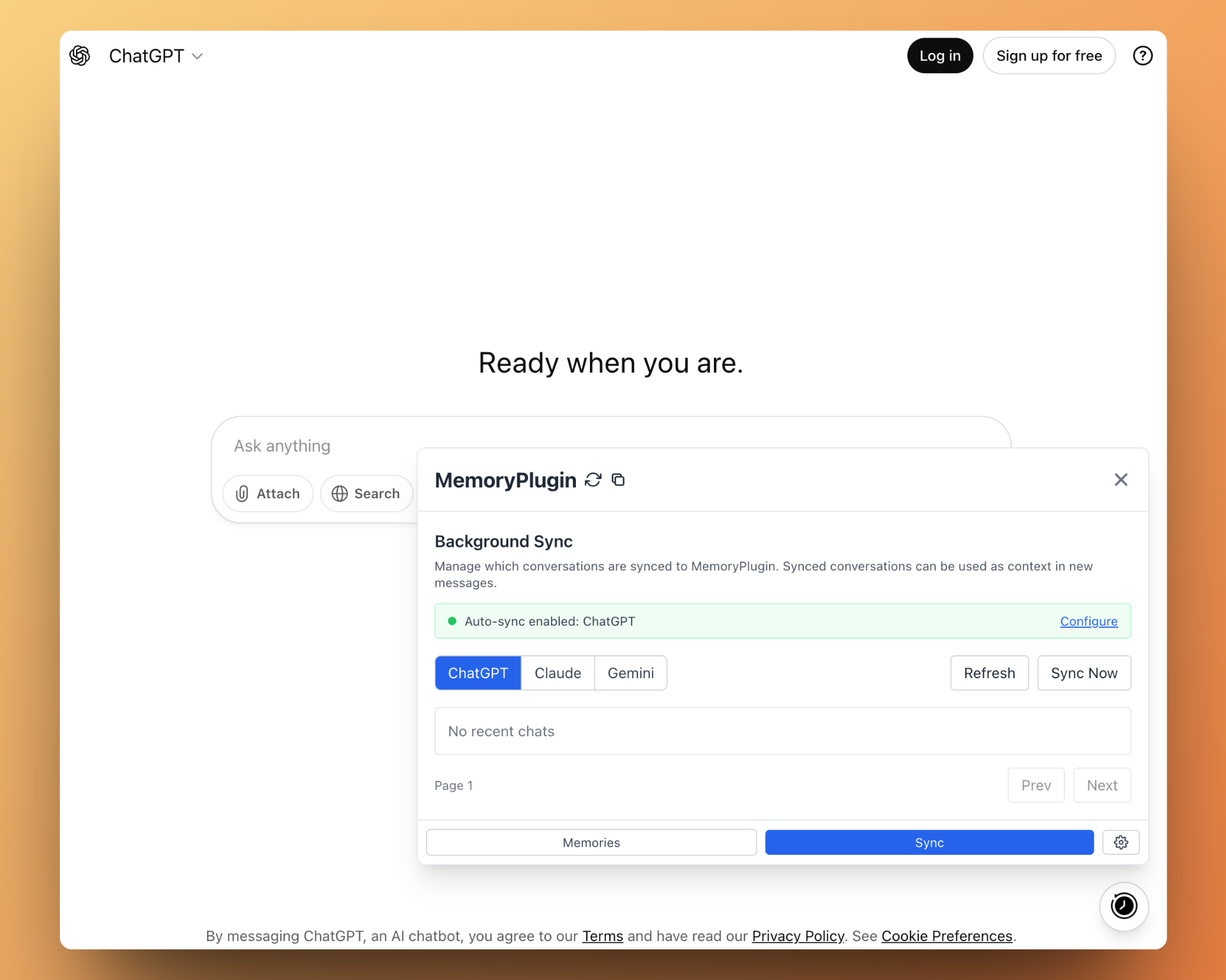 Cross-platform memory.