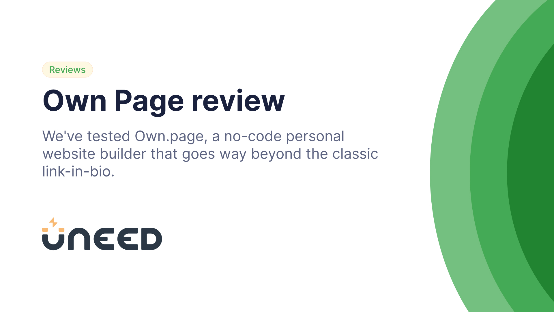 Own.page Review - More Than a Link-in-Bio