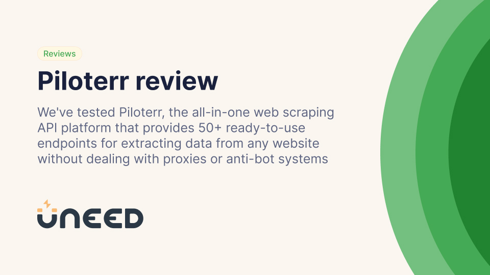 Piloterr Review - Web Scraping Made Simple with 50+ APIs in 2025